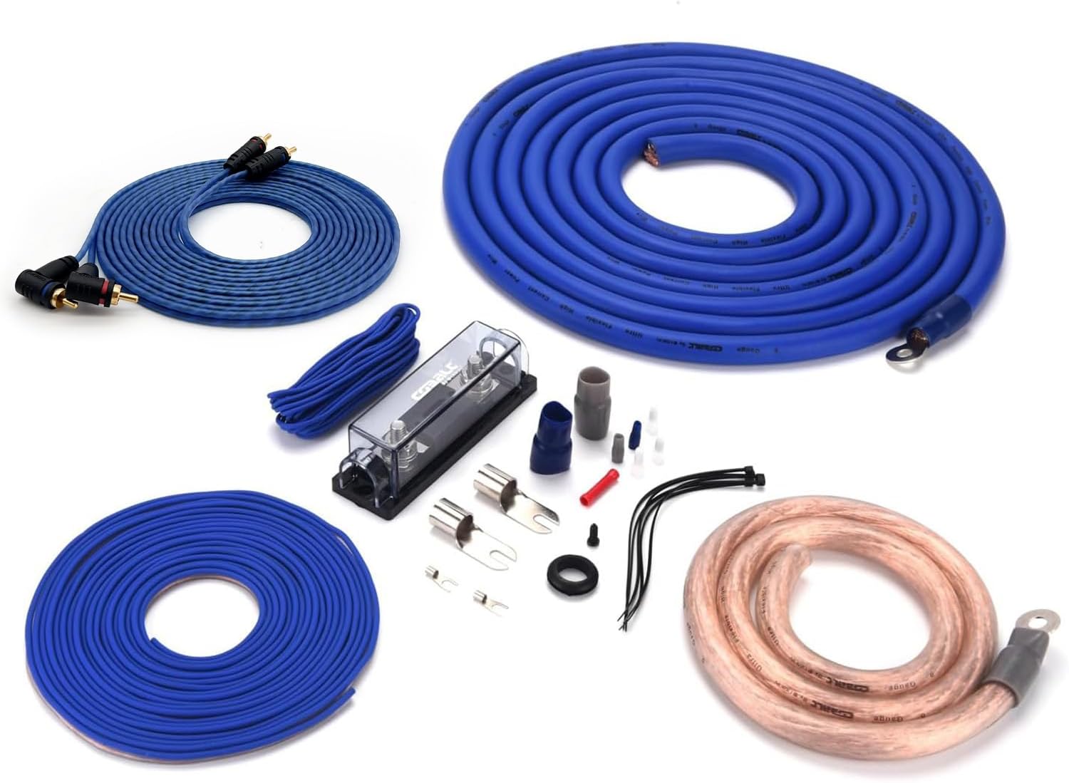 Orion COKIT0 0 AWG Complete Amplifier Wiring Kit Soft Rubber