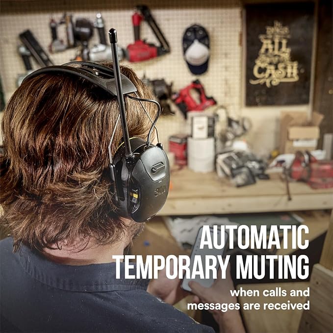 3M™ WorkTunes™ AM/FM Hearing Protector with Audio Assist