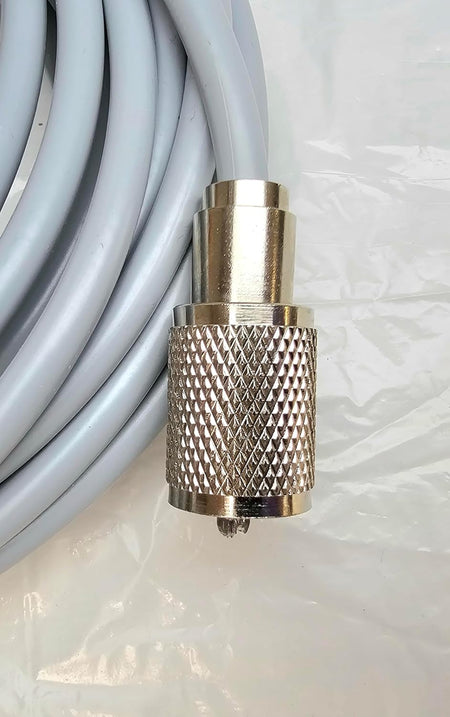 Workman 12 Ft RG-8X CB/Ham Antenna Coax Cable – Hand Soldered