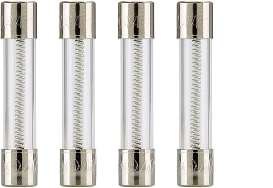 15A 32V 1.25 inch x 1.25 inch Slow-Blow Fuse (4-Pack)