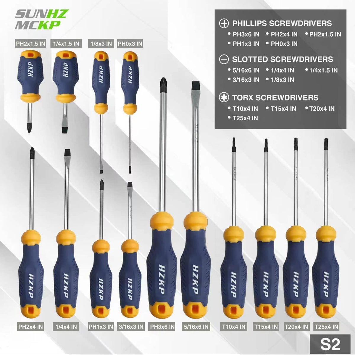 Magnetic Screwdriver Set 66-Piece – S2 Alloy Tool Steel with Storage Case