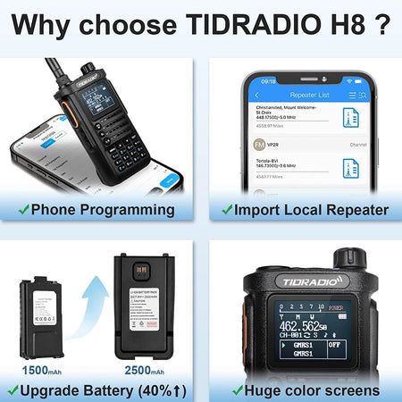 TIDRadio TD-H8 GMRS Handheld