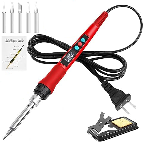 ANBES digital display Soldering iron with stand