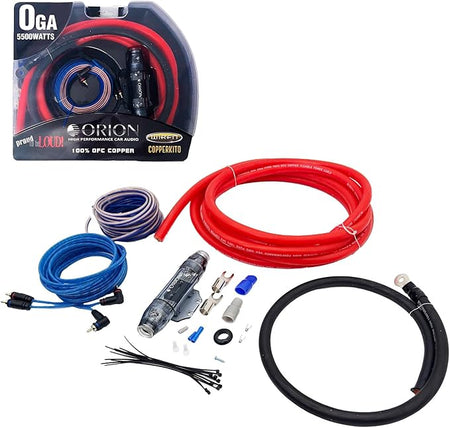 Orion COPPERKIT0 0 AWG 100% OFC Amplifier Wiring Kit