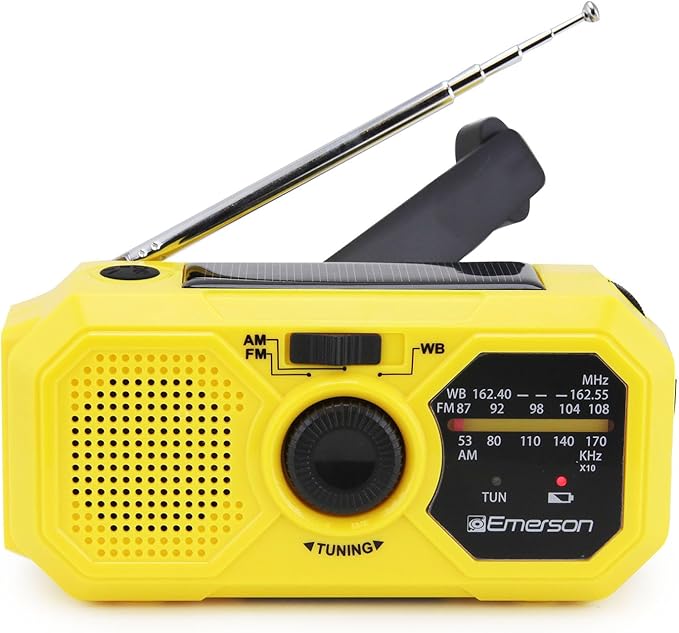 Emergency AM/FM Radio with Weather Band and Power Bank