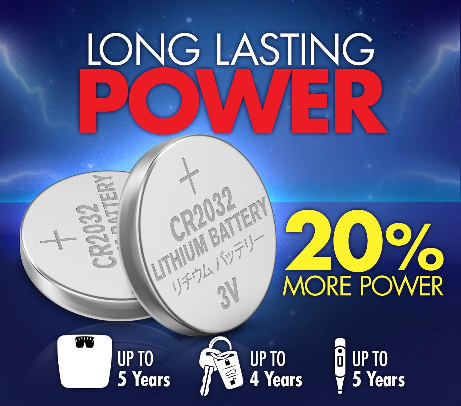 ACDelco CR2032 3V Lithium Coin Cell Batteries 6-Pack