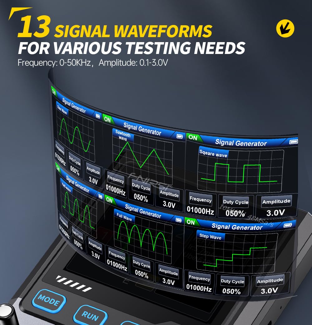 FNRSI DSO-TC4 3-in-1 Digital Oscilloscope/Transistor Tester/Signal Gen ...