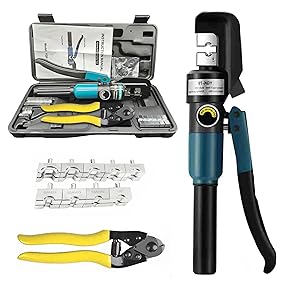 6 Tons Hydraulic Crimping Tool YQK-70 (Blue tool/Black case)