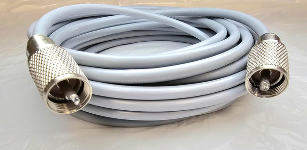 Workman 12 Ft RG-8X CB/Ham Antenna Coax Cable – Hand Soldered