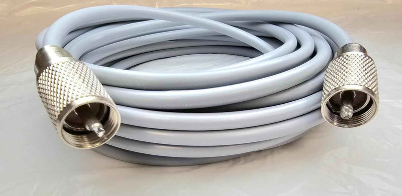Workman 12 Ft RG-8X CB/Ham Antenna Coax Cable – Hand Soldered