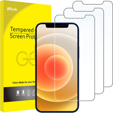 iPhone 12 / 12 Pro Tempered Glass Screen Protector, JETech