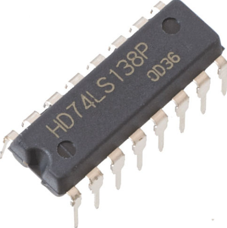 NTE74LS138 Integrated Circuit 3-of-8 Decoder/ Demultiplexer