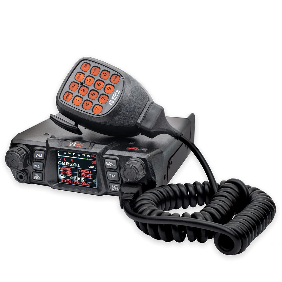 BTECH GMRS-50V2 Fully Customizable GMRS Radio