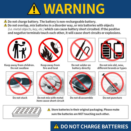 Ultralast UL2032 CR2032 3V Lithium Coin Cell Battery