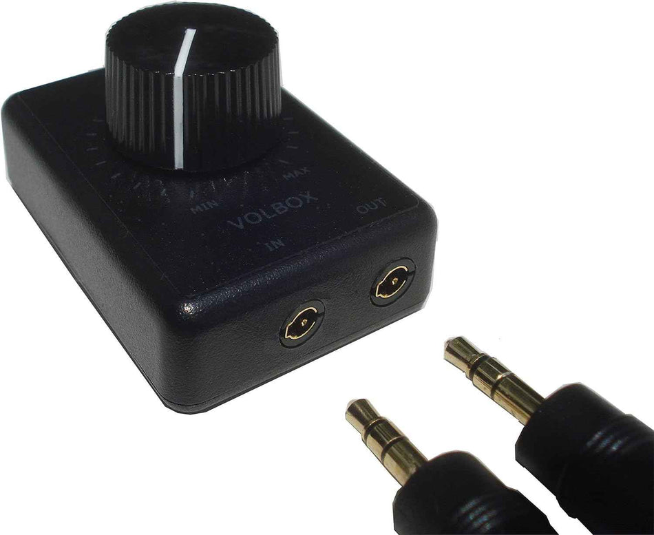 Volbox Inline Audio Volume Control Attenuator – 3.5mm / 1/8" AUX