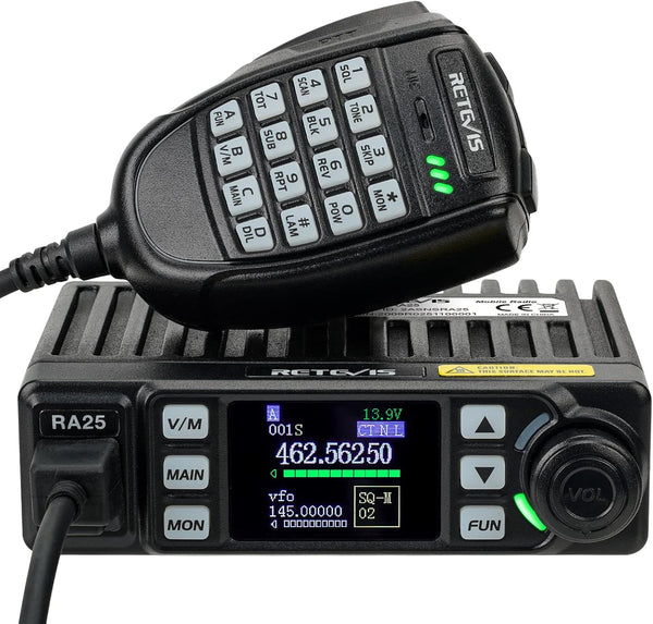 Retevis RA25 GMRS Mobile Radio, 20W (Pre-Owned)