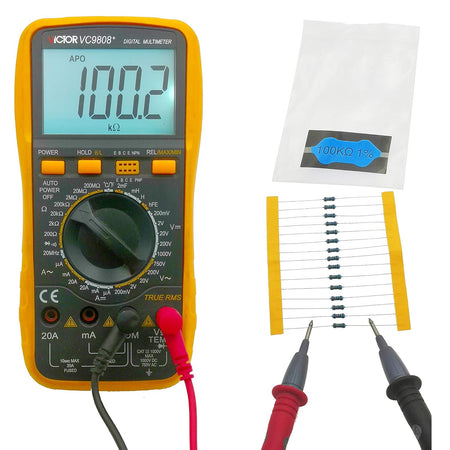 1% 0.25w Resistor Book kit, 1Ω-10MΩ