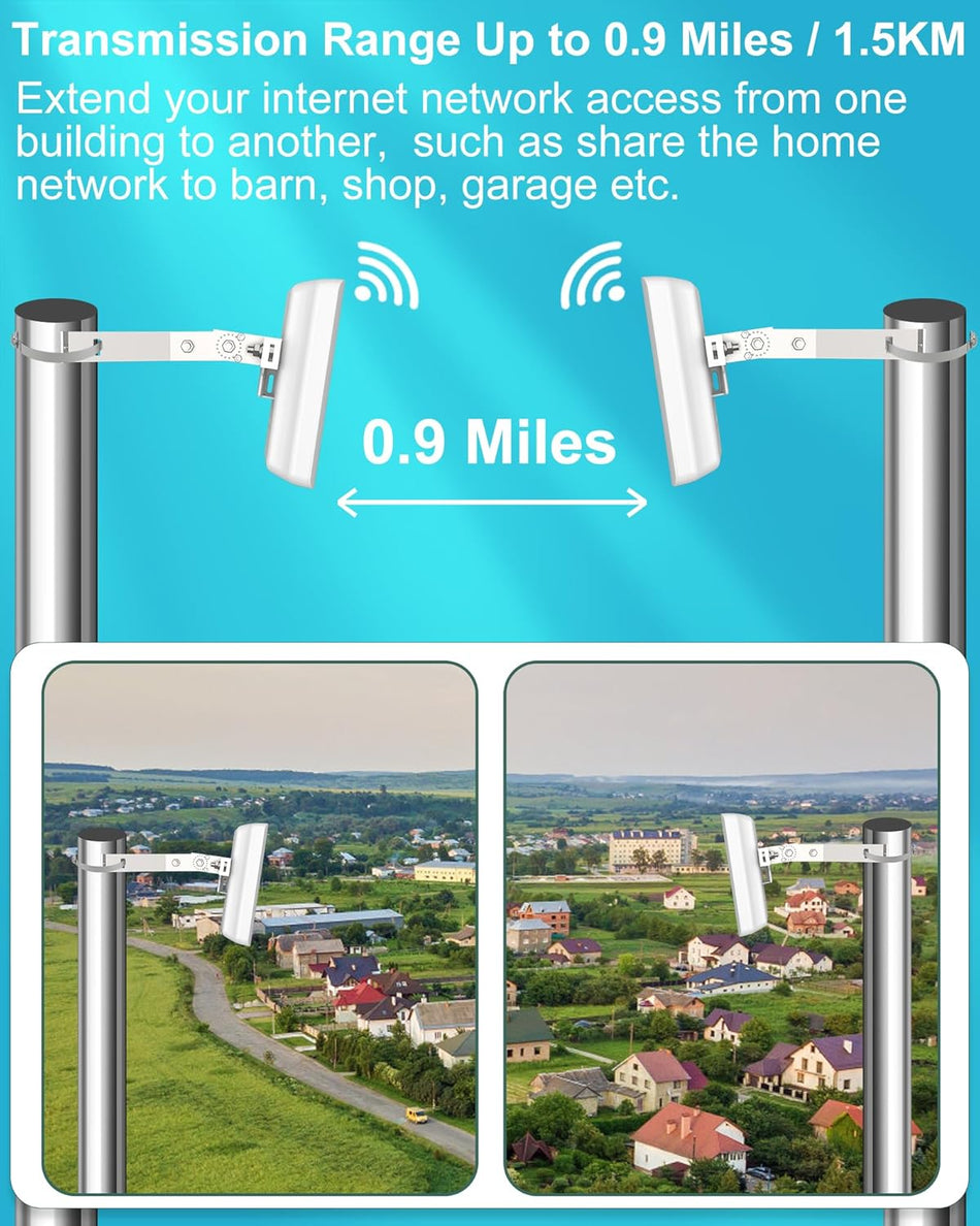 Wireless Point-to-Point Outdoor Bridge Kit (2-Pack)
