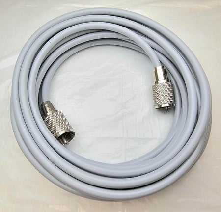 Workman 12 Ft RG-8X CB/Ham Antenna Coax Cable – Hand Soldered