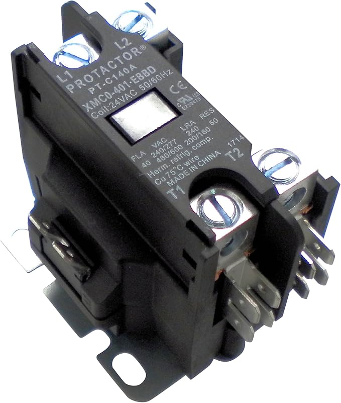 1 Pole FLA 40 Amp 24V coil Single Pole DP Contactor