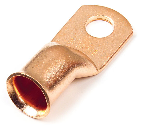 Noble part#929,copper tubular lug, w /#10 stud. Sold in a pack of 5.