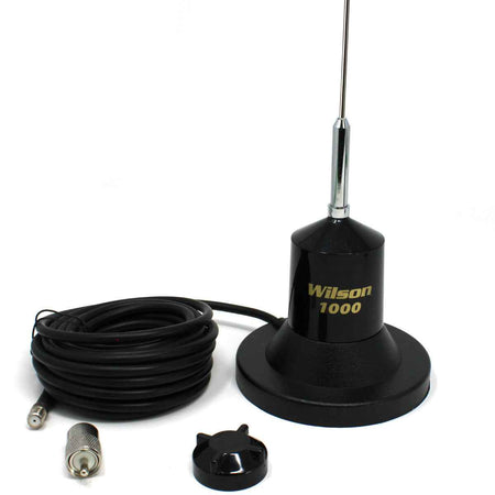 Wilson 1000 Magnetic Mount Base Loaded CB Antenna W1000MAG-B