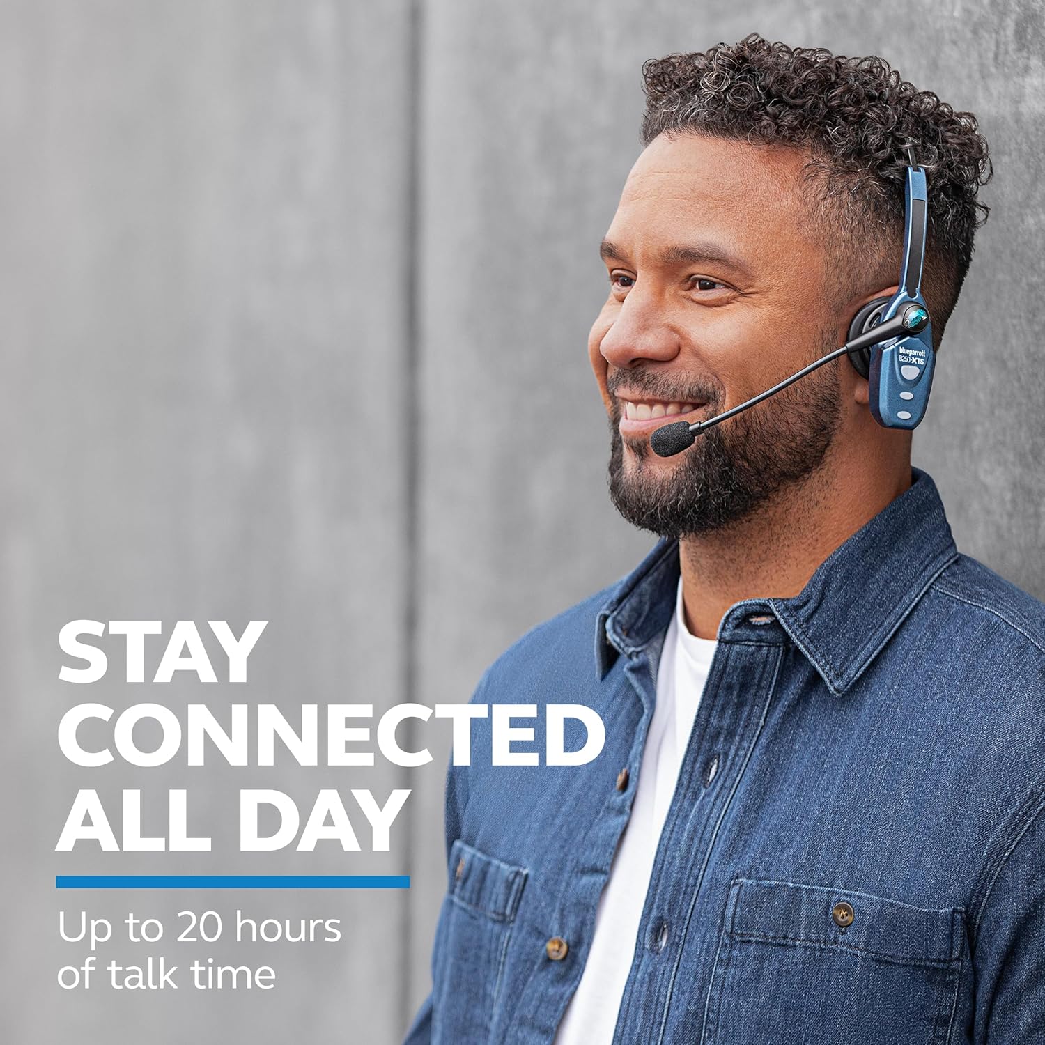 BlueParrott B250-XTS – Bluetooth Trucker Headset w/ Mic