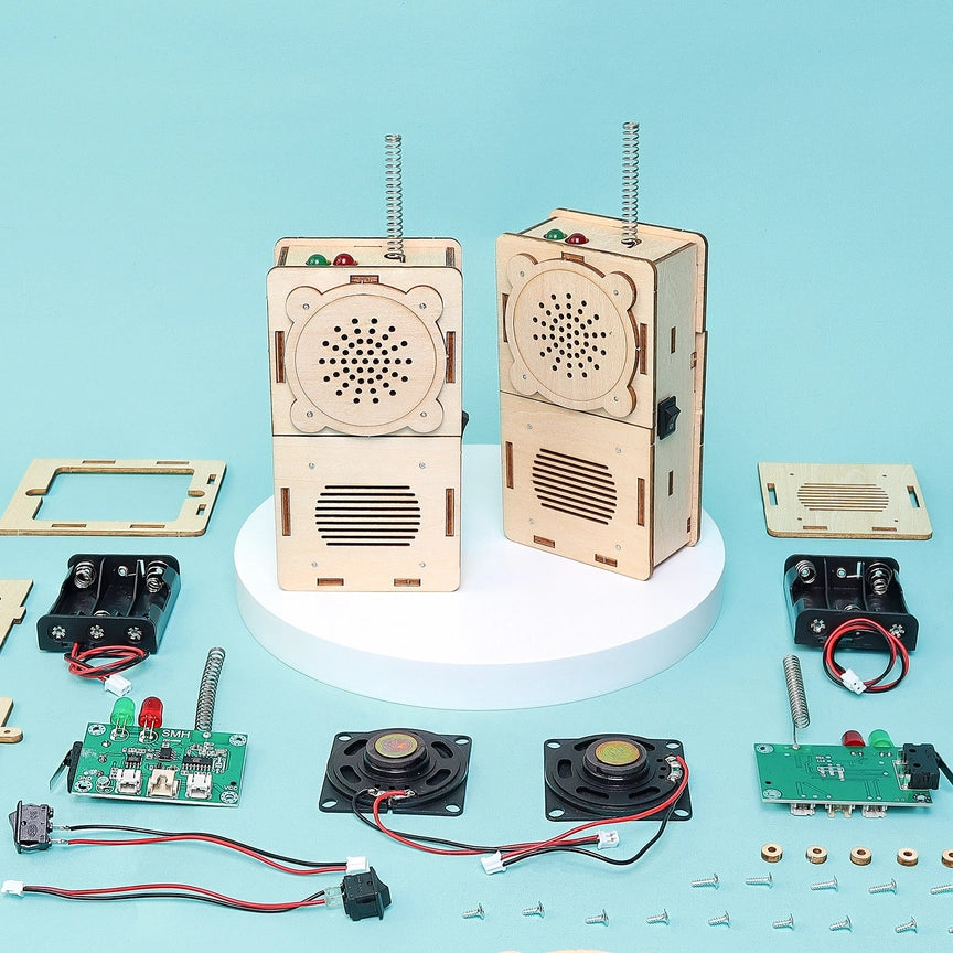 Build & Learn Walkie-Talkie STEM Kit, Set of 2