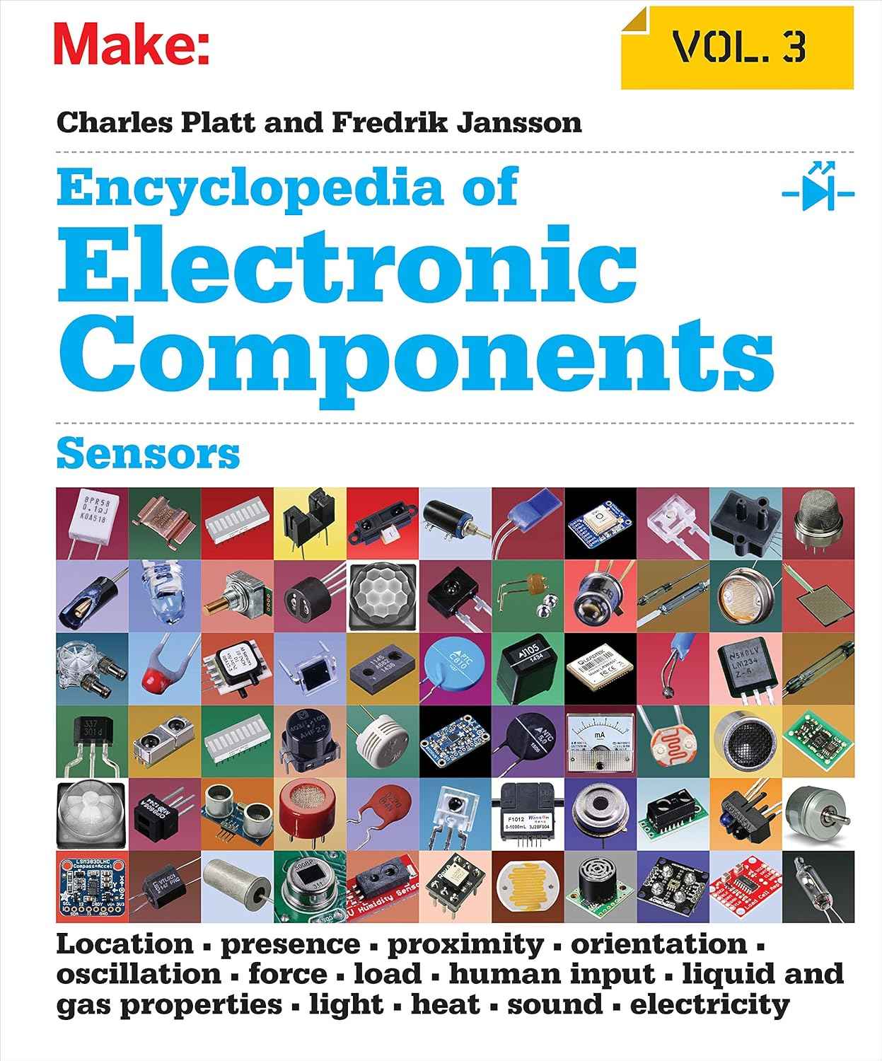 Encyclopedia of Electronic Components, Volume 3: Sensors for Location, Presence, Proximity, Orientation, Oscillation, Force, Load, Human Input, Liquid, Light, Heat, Sound, and Electricity