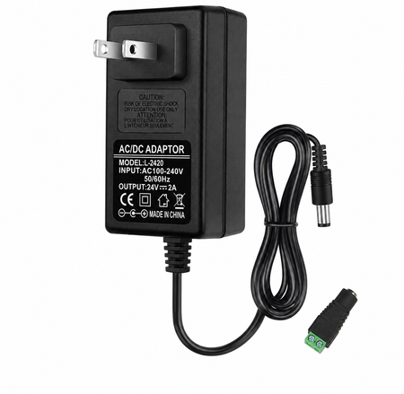 AC to DC 24V 2A Power Supply Adapter