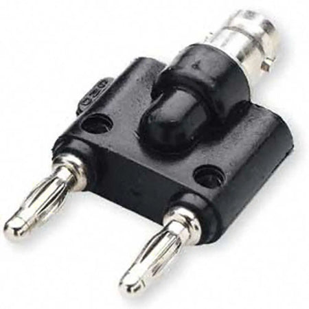 BNC Female to Dual Banana Male Plug Jack