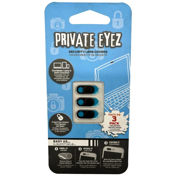Private Eyez 3-pack Security Lens Covers