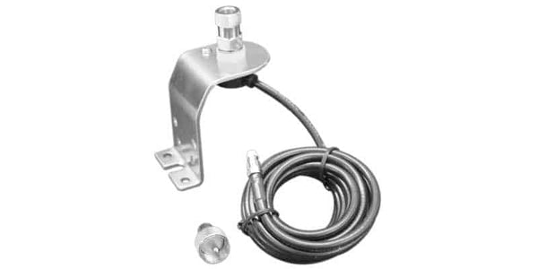 Accessories Unlimited Tall Hood CB Antenna Mount with Coax Cable AUC10K