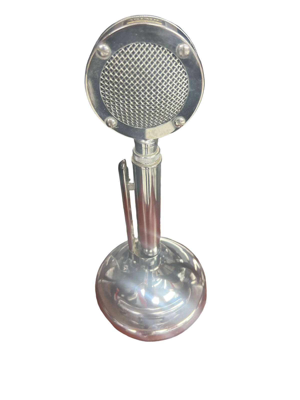 Astatic D-104 Microphone with Chrome Base w/PTT Bar – Pre-Owned & Refurbished