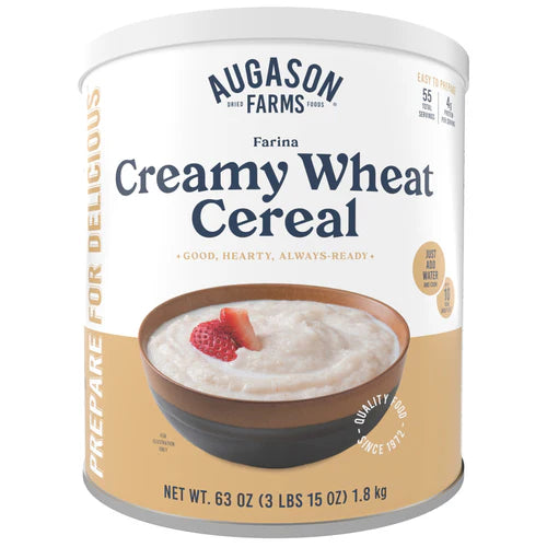 Augason Farms Creamy Wheat Cereal 4lbs 1oz For Sale Online - View #13