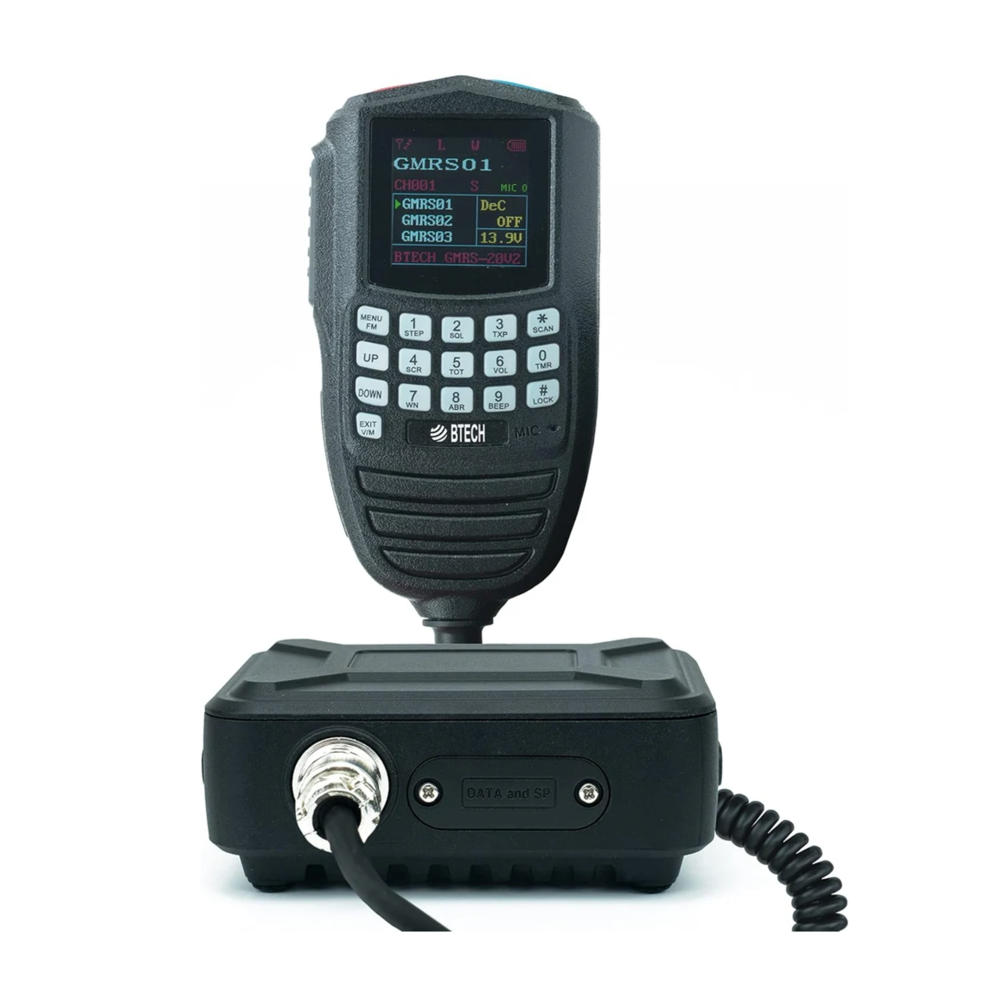 BTECH GMRS-20V2 20W IP67 GMRS Mobile Radio