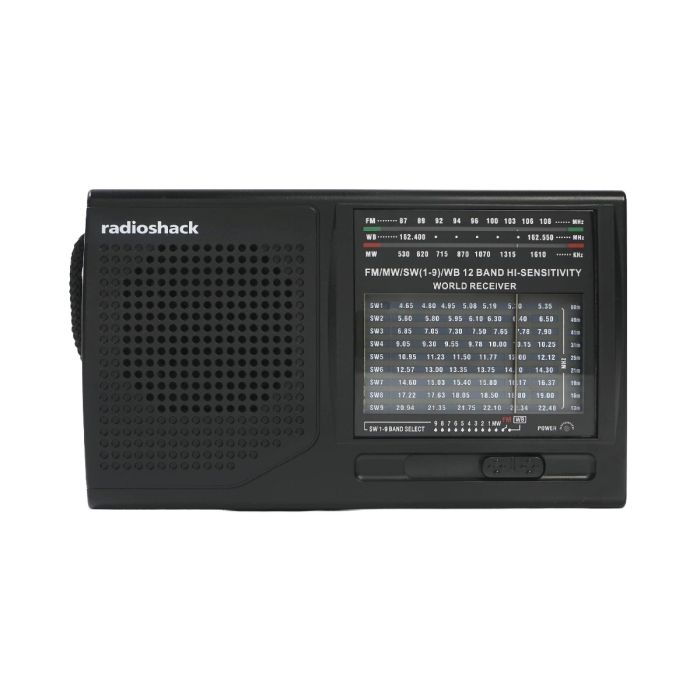 RadioShack Portable Multi-Band Radio with Weather Band Battery Powered