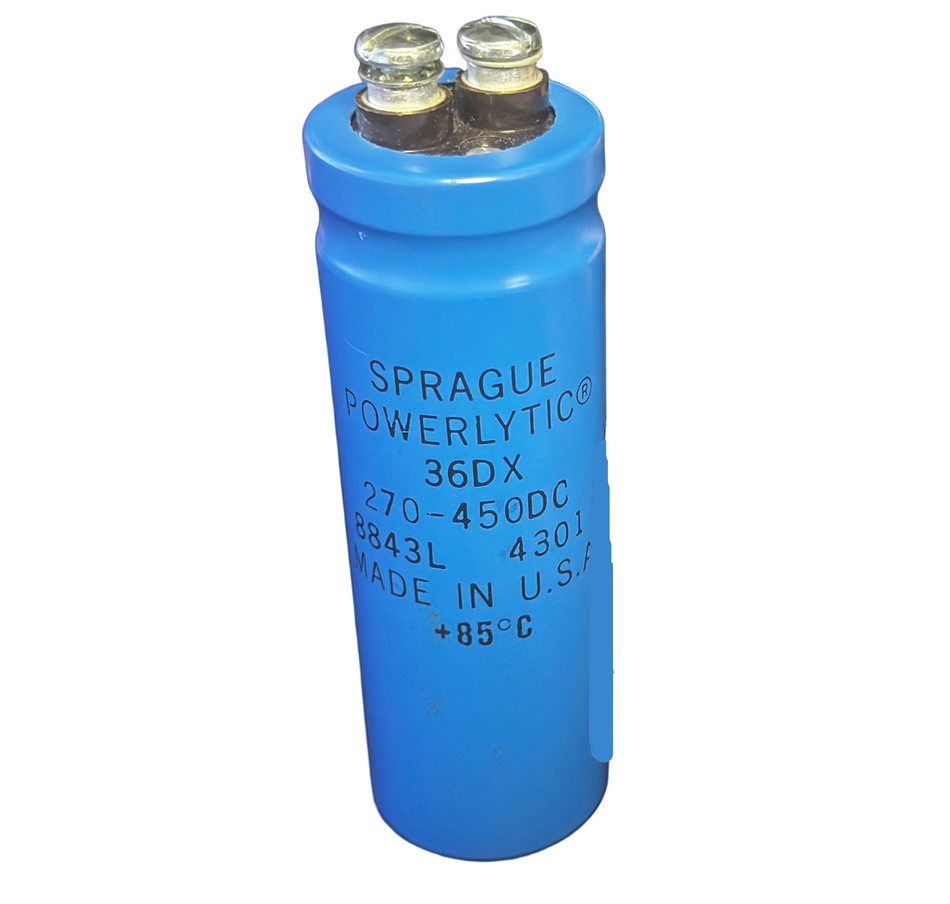 Capacitor 270µF 450V Electrolytic Sprague Powerlytic 36DX