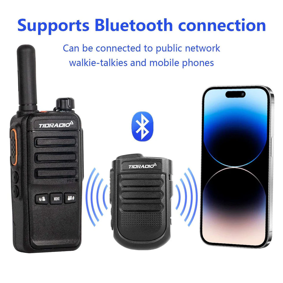 TIDRADIO Wireless Bluetooth Speaker Mic