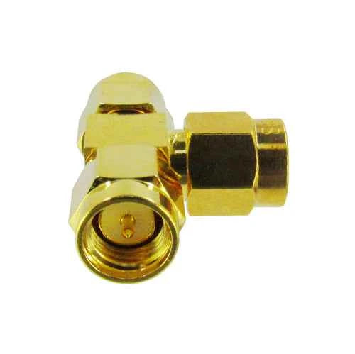 SMA Male T-Adapter – 1 SMA Male to 2 SMA Male RF Splitter