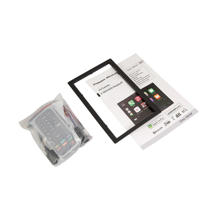 Power Acoustik CPAA70D10F 10" Floating DVD Multimedia Head Unit (CarPlay/Android Auto)