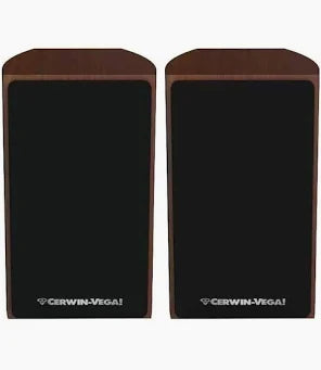 Cerwin-Vega LA Series 110-Watt-Peak LA14 Bookshelf Speaker Set, 2 Count, Espresso