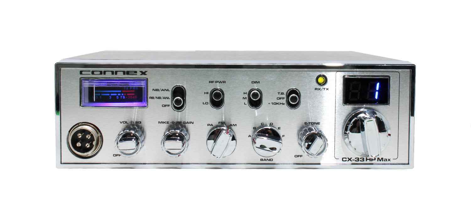 Connex 33HP MAX High Power 10 Meter Amateur Radio with Echo – AM FM SSB ...