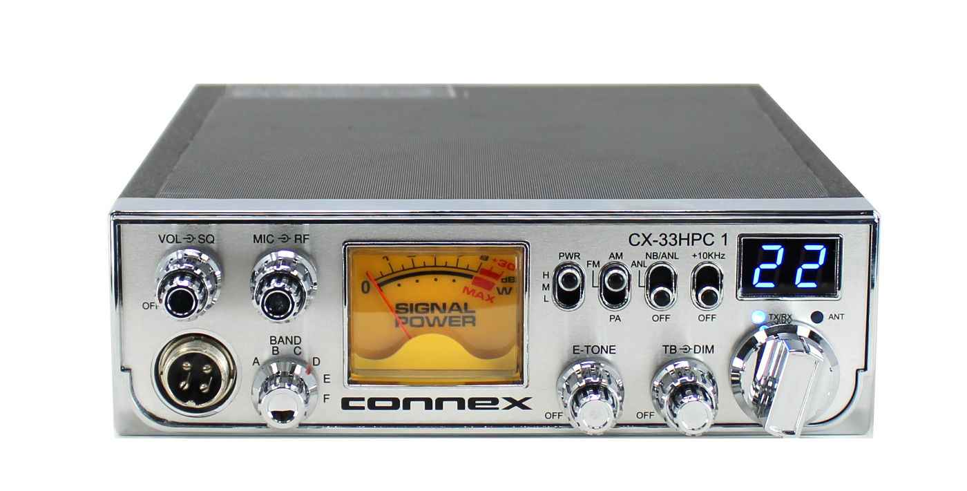 Connex CX33HPC1 Compact 10 Meter Amateur Radio with Echo – AM FM