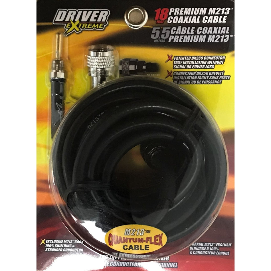 Driver Extreme DRX-1518 – 18ft RG213 Coax Cable
