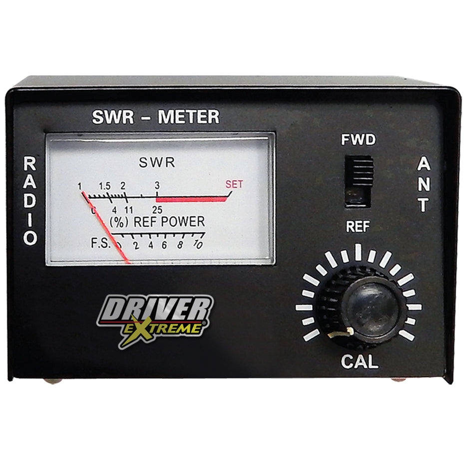 Driver Extreme SWR Meter with 18-Inch Coax Cable