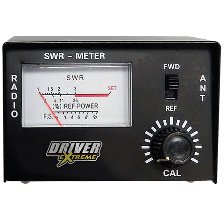 Driver Extreme SWR Meter with 18-Inch Coax Cable