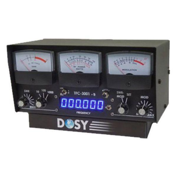 Dosy TFC3001S 3 m In-Line Wattmeter SWR, AM, USB & LSB with Frequency Counter