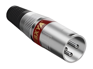 EBXYA XLR, 3 Pins Male Microphone Audio Cable Connector 1 Pack RED