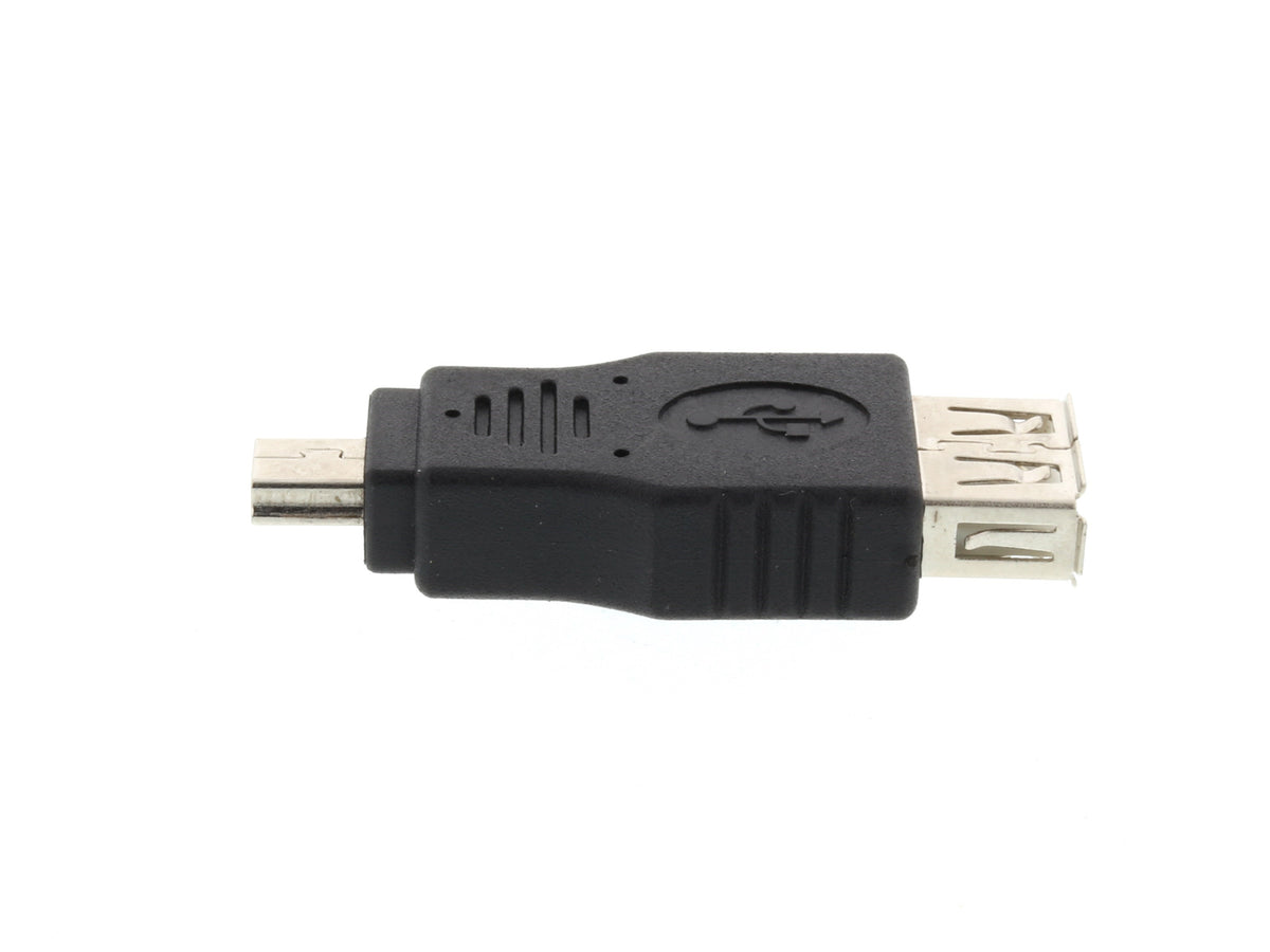 Usb Connector Female USB -> Male MINI USB Connector | TekShack